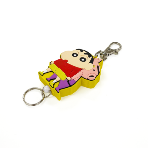 クレヨンしんちゃん リール付きラバーキーホルダー しんちゃん